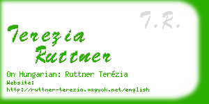 terezia ruttner business card